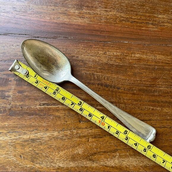 1847 Rogers Bros T Mark VS Triple Cromwell Tea Spoon - Picture 7 of 8
